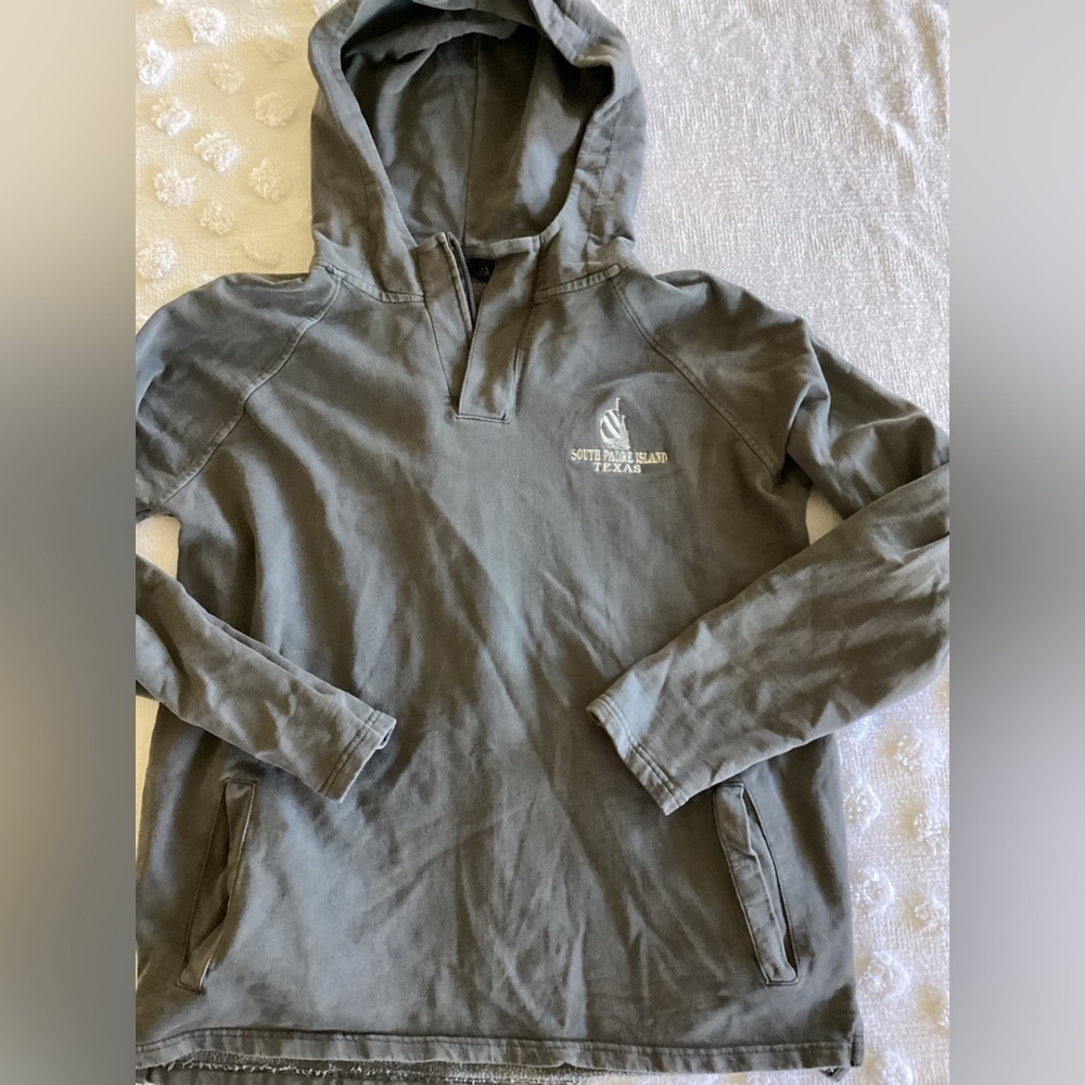 BASIX OF AMREICA South Padre Island 1/4 zip hoodie -SZ M